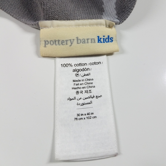 Pottery Barn Kids Giffare 100% Cotton Reversible Blanket 30" x 40" - Picture 8 of 8